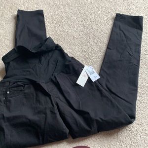 AG black maternity jean legging